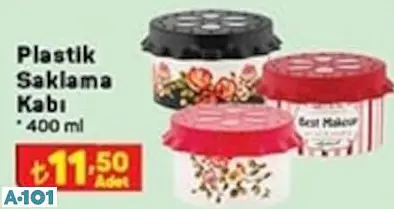 PLASTİK SAKLAMA KABI PLASTİK SAKLAMA KABI